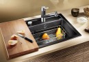 BLANCO 518521 Évier Dalago 5 avec excentrique Silgranit PuraDur anthracite