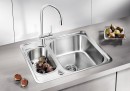 BLANCO 516676 Évier Lantos 6-IF avec excentrique inox brossé