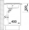 BLANCO 513310 Évier Rondoset 3 1/2 sans excentreur inox brossé