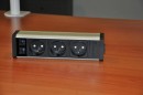 Versatek prise électrique 3x 230V FR + 2x RJ45 aluminium