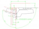 HETTICH 9071228 Sensys 8645i 110° TB 53 encastré SiSy