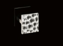 HETTICH 9113397 Bouton LONDA 50x50/32 mm chrome brillant