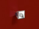 HETTICH 9113696 Bouton SAVA 25x25 mm chrome brillant