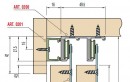 SISCO 200GF moulure supérieure alu 1500mm