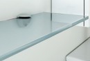 IF Support pour étagere verre Cobrone satiné chrome