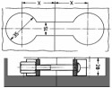 StrongFix vis d'assemblage plan de travail 150mm
