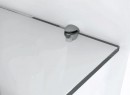 IF Support pour étagere verre Cobra 5-6 mm nickel