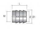BU11 Cheville plastique M4/10mm