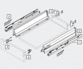 BLUM 578.4501B01 tiroir tandembox 450mm 30kg P+L