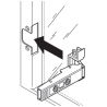 BLUM 72T550A.TL charniere appliquée 120°, Tip-On, alu, vis a bois