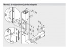 BLUM 72T550A.TL charniere appliquée 120°, Tip-On, alu, vis a bois
