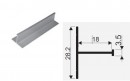 SEVROLL 01710 barre de liaison H04/18 3m argent