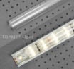 StrongLumio moulure de recouvrement C pour profil LED lentille clipsable, 2000mm