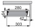 BLUM ZSI.500BI3 Orga Line rangement 400/500 BLUM ZSI.500BI3 Orga Line rangement 400/500