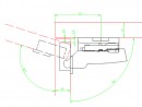 HETTICH 9071209 Sensys 8645i 110° TH53 semi-overlay SiSy
