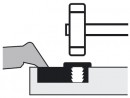 BLUM 91M2580 charniere Modul, chargé, presse, 100°