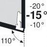 BLUM 79A5453.T charniere d'angle type III vis a bois -15°/110°