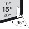 BLUM 79A9454.T charniere d'angle, type III, vis a bois, 15°/95°