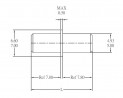 STRONG support de tablette 5/5mm nickel