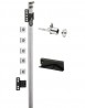HETTICH 51500 Multitech tige verrouillable a 5 pointes