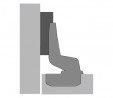 HETTICH 1078665 Charniere Slide-on 2333 T43 pour presse
