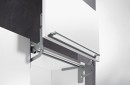HETTICH 45032 quincaillerie pivotante, charge 5 kg, alu
