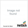 HETTICH 9086693 Poignée TOUCH-IN ronde inox brossé