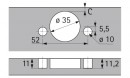 HETTICH 73914 Intermat 9936 T43, K0 déposé
