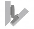 HETTICH 77643 Intermat charniere d'angle appliquée -45°/125° TH vis ressort