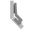 HETTICH 73932 Intermat charniere angulaire encastrée 45°/95° TH vis a bois resso