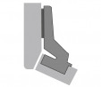HETTICH 73928 Intermat charniere angulaire insert 30°/95° TH vis a bois ressort