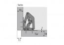 HETTICH 20126 charniere mini a visser