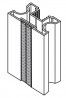 SEVROLL 02379 Master profil de poignée 10mm 3m argent