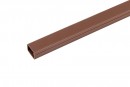 StrongLumio Goulotte électrique 12x7mm auto-adhésive, imitation bois foncé, 2m