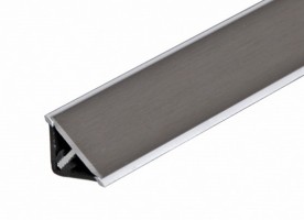 TL - SUPER moulure L20/tr/Ne acier inox brossé 4m