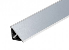 TL - SUPER moulure L20/tr/Al Aluminium brossé 4m