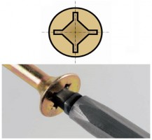 UNIQUADREX Vis a bois 3,5x16mm tete fraisée zinc jaune