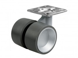 OGTM roue Formula 60mm avec frein alu caoutchouc gris + plaquette