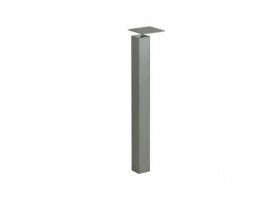MILADESIGN G5 ST702 pied de table argent