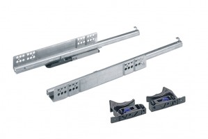 K-HETTICH Quadro V25 extension partielle invisible, 300mm/25kg, ensemble 18mm, c