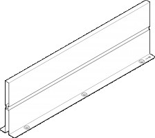 BLUM Z46L570S cloison Intivo 600 blanc
