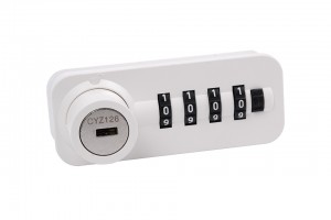 LEHMANN Serrure a combinaison Fixe 57.01 droite blanc