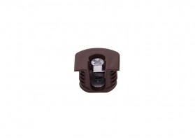 SE02 Excentrique d'étagere 20x14mm marron