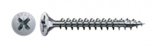 SPAX vis a bois 4x17mm tete fraisée PZ W 4C MH
