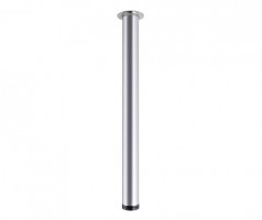 StrongLegs pied de table TS001 710R/60mm argent brillant