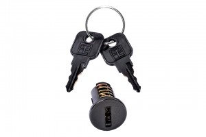 LEHMANN Serrure cylindrique Z44A/P4 2 x B1 18001 - 18500 noir diff. fermeture