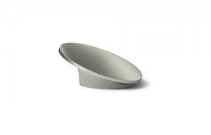 HETTICH 9190445 Bouton AMISIA 65/32 mm inox imitation