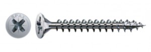 SPAX vis a bois 3,5x25 tete fraisée PZ,W,4C MH