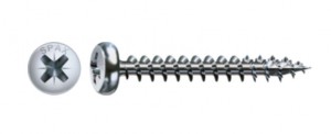 SPAX vis a bois 3,5x15 tete demi-ronde PZ, W, 4C