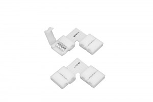 Raccord RGBW pour ruban led angle - forme L